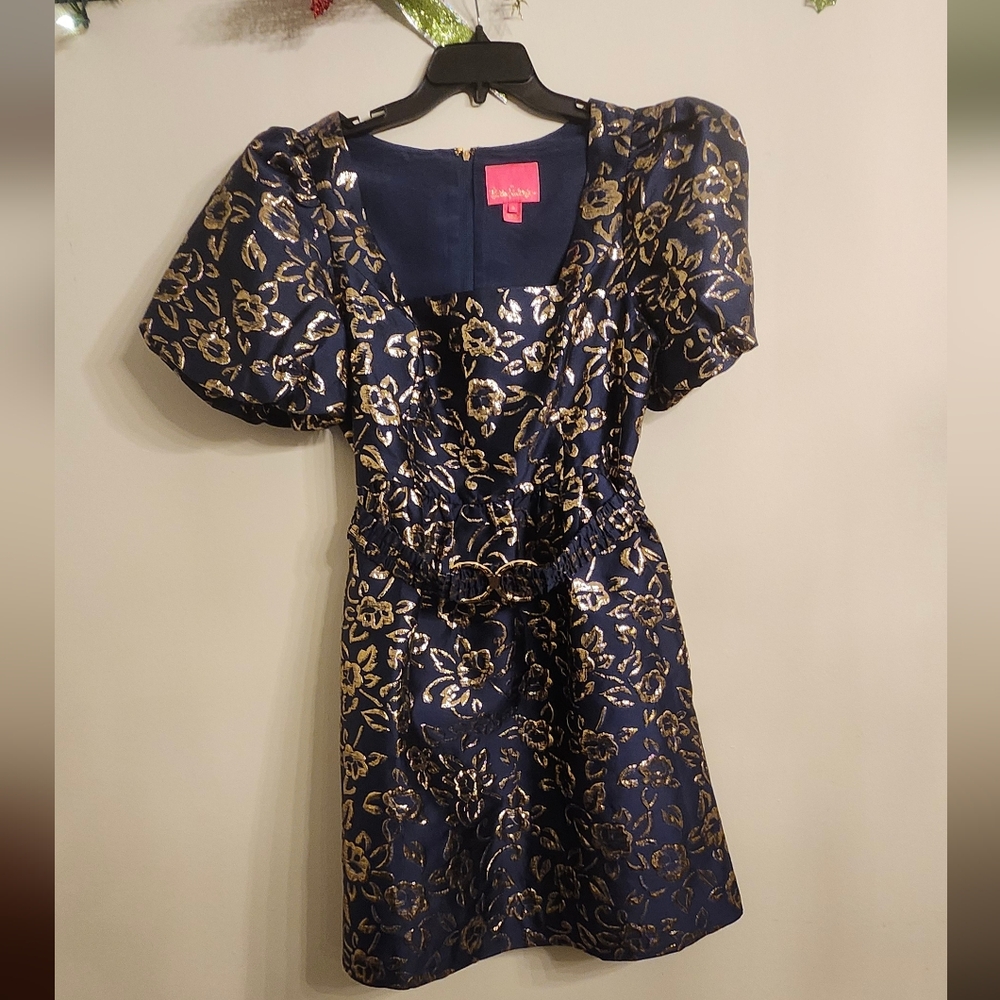 Lilly Pulitzer Kasslyn Dress Navy Size 8